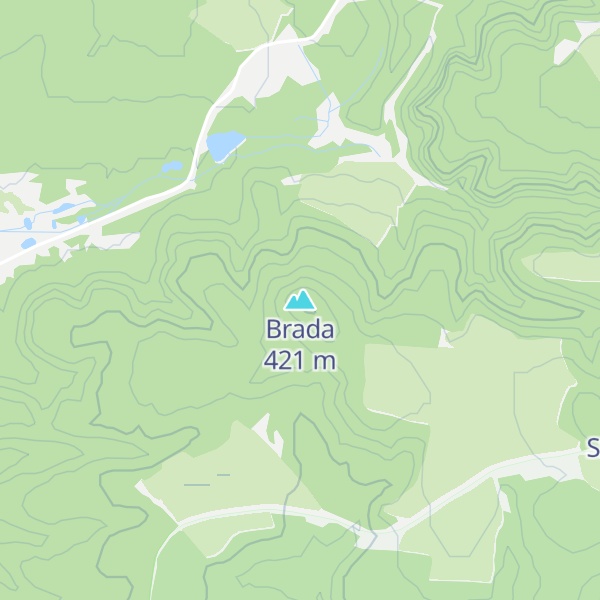 Map of Brada