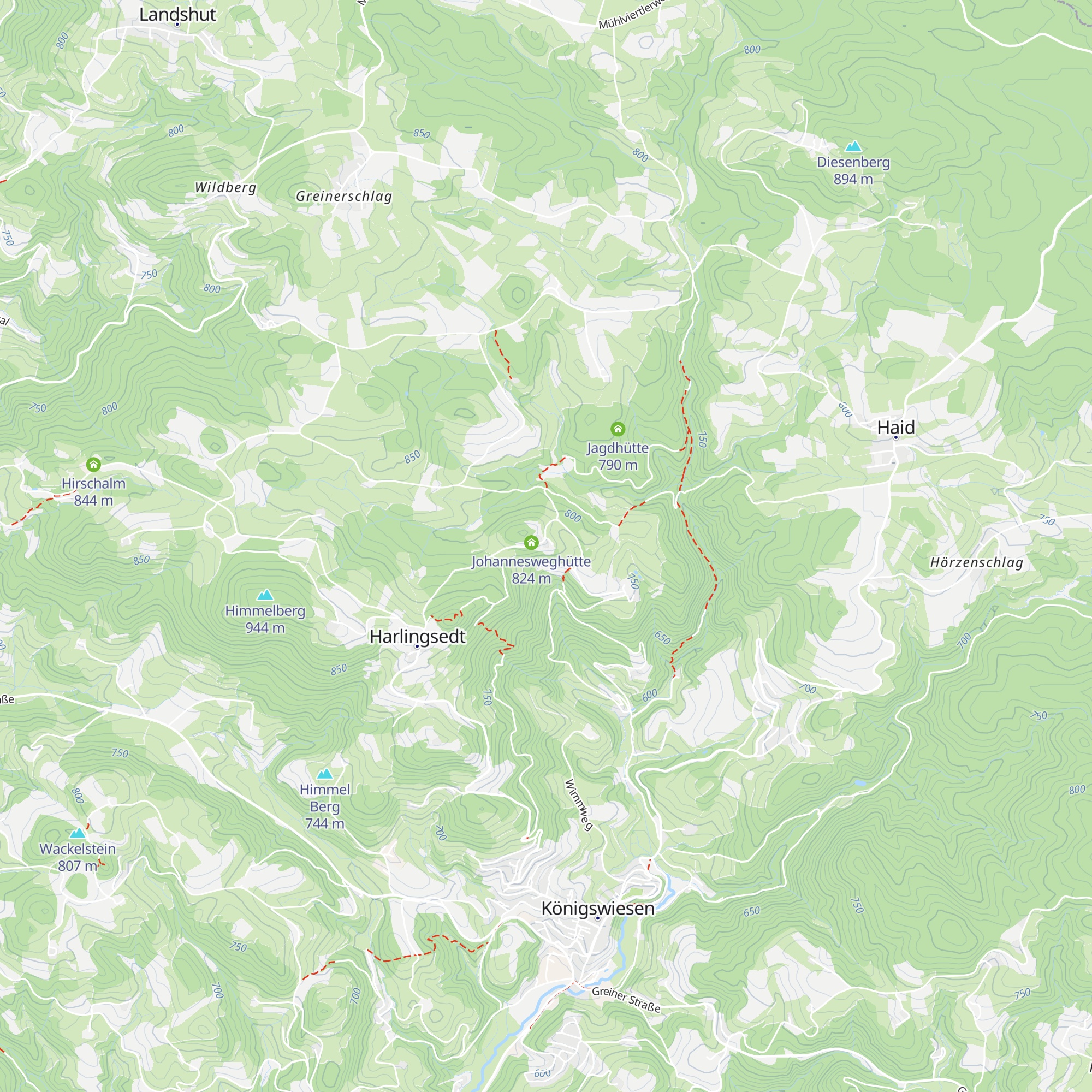 Johannesweghütte/Rezeption map
