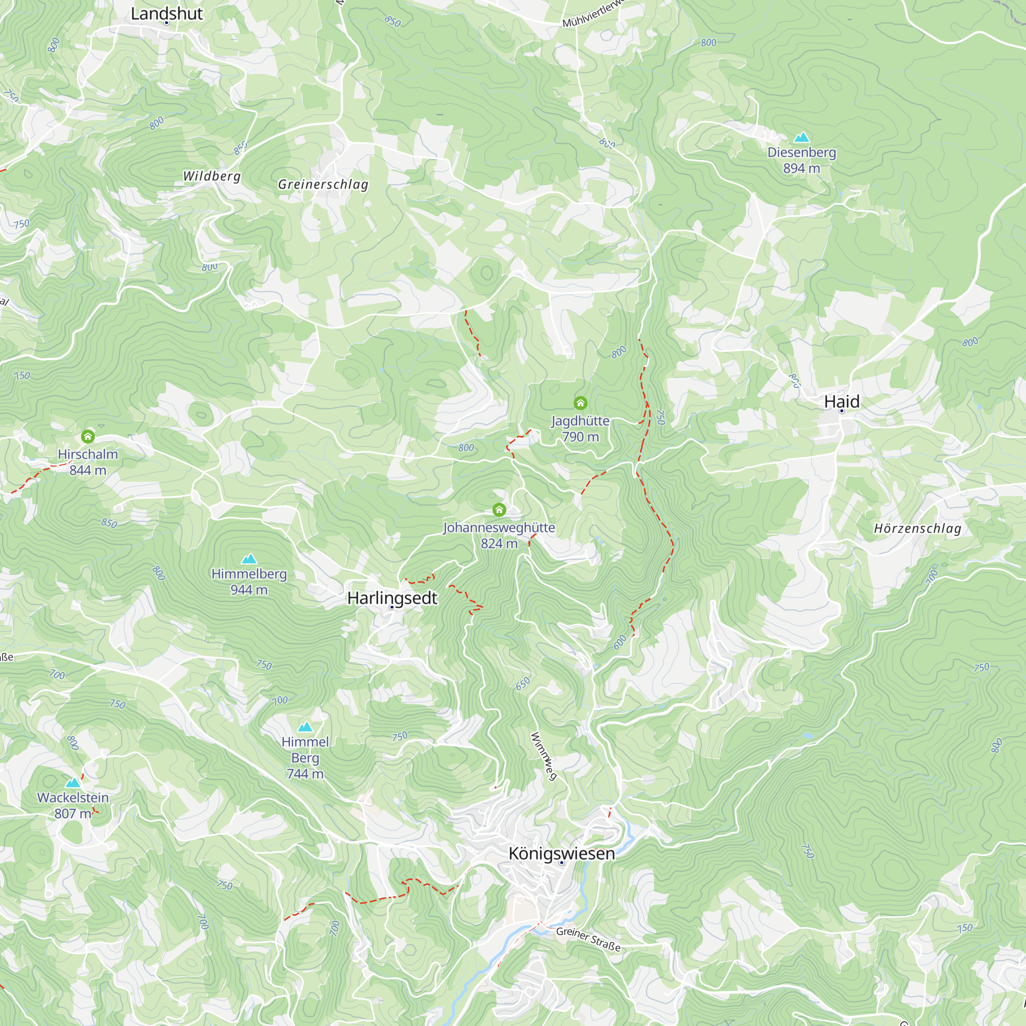 Johannesweghütte/Rezeption map