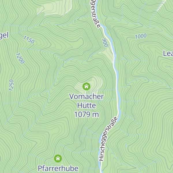 Map of Vomacher Hütte