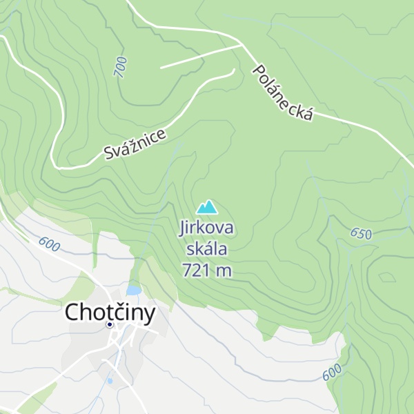 Map of Jirkova skála
