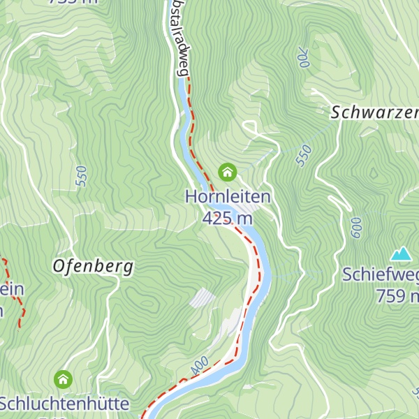Map of Naturfreunde Bootshütte