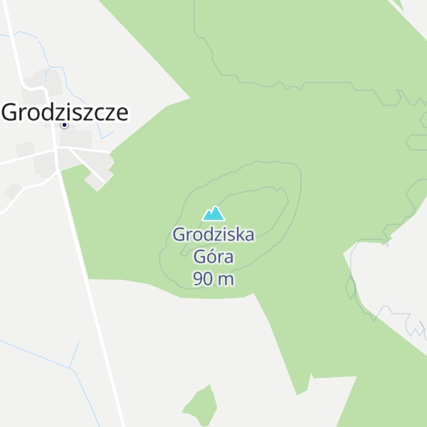 Map of Grodziska Góra