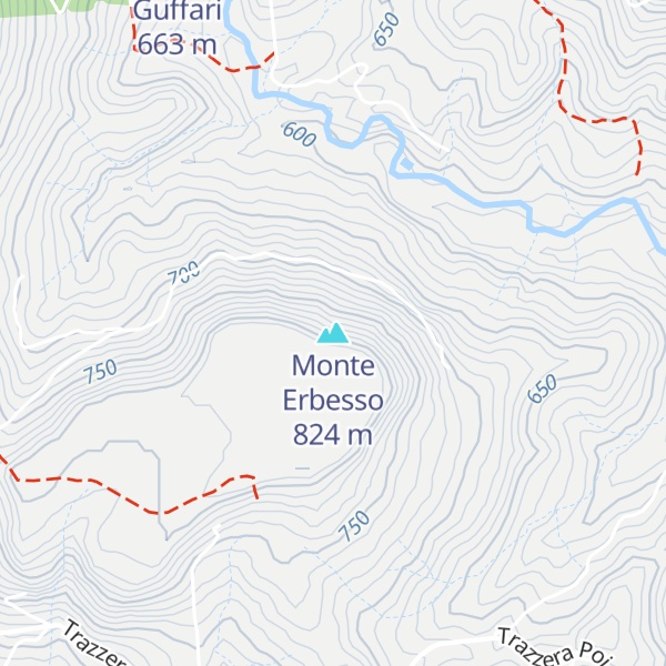 Map of Monte Erbesso