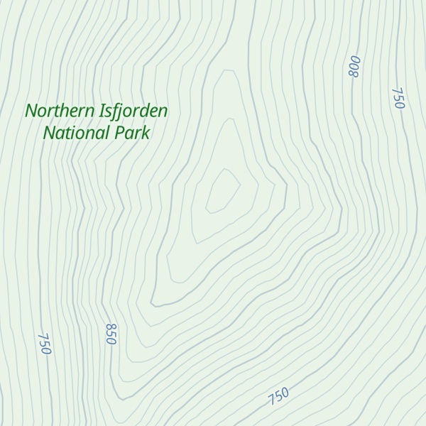 Map of Jetteryggen