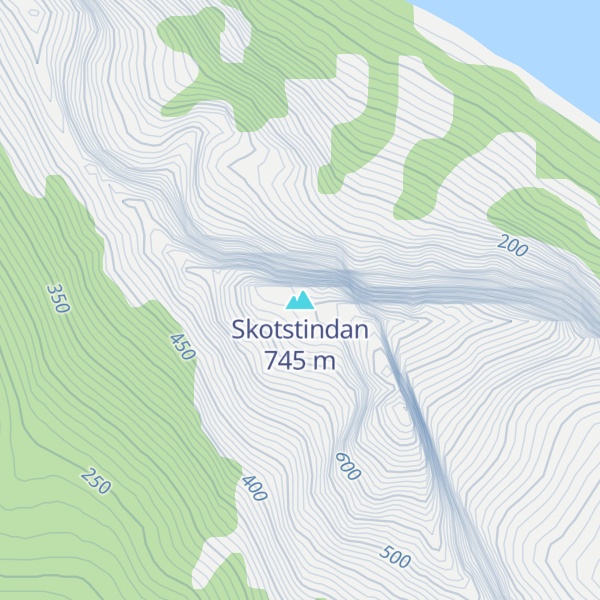 Map of Skotstindan