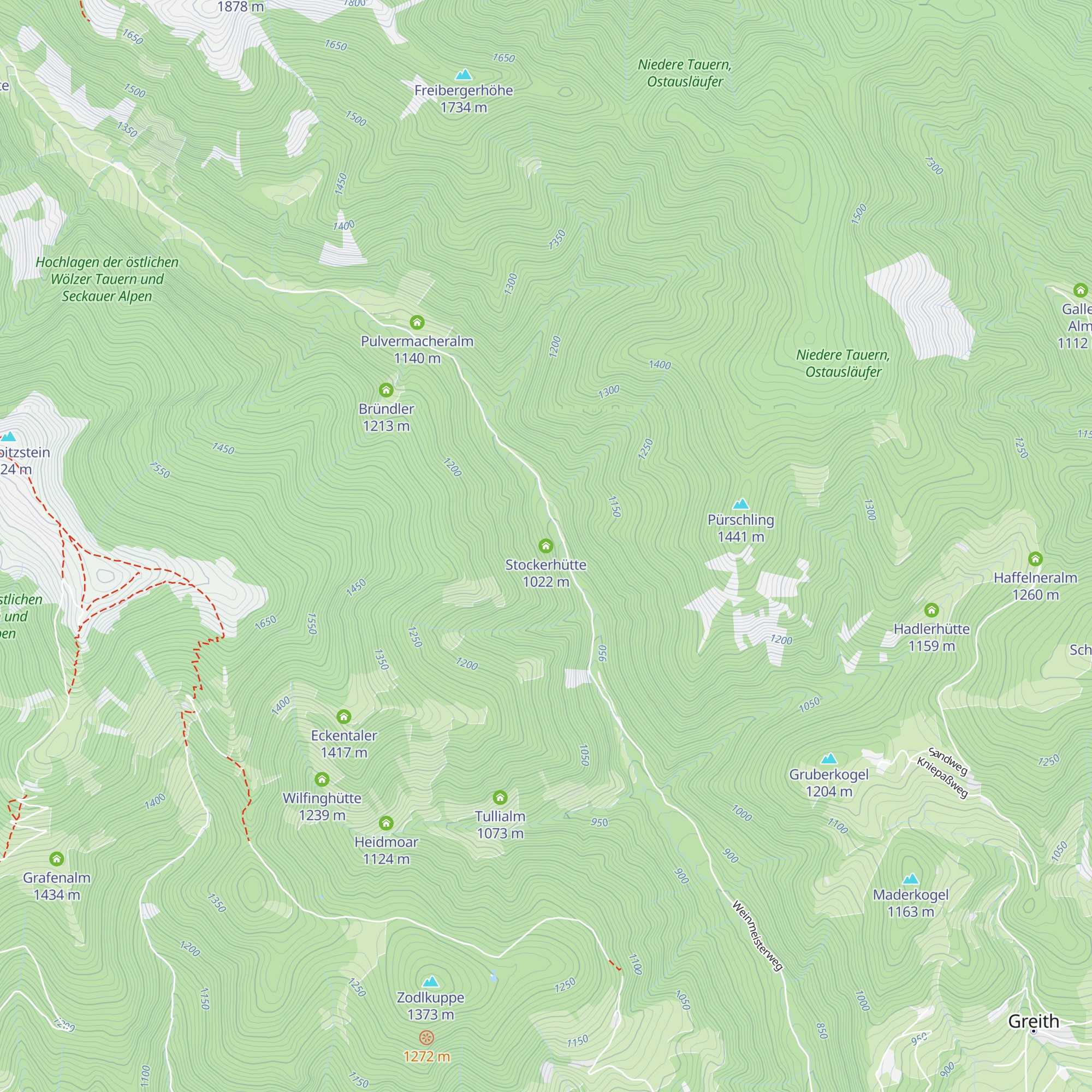 Stockerhütte map