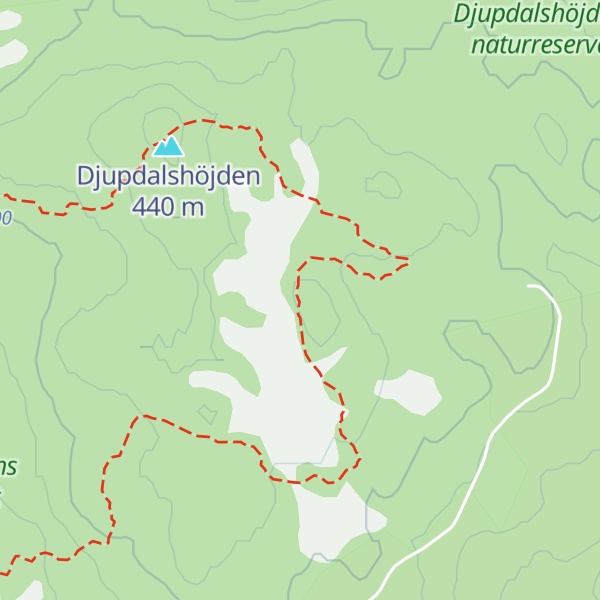 Map of Hjortronbergsmossen Övernattningsstuga