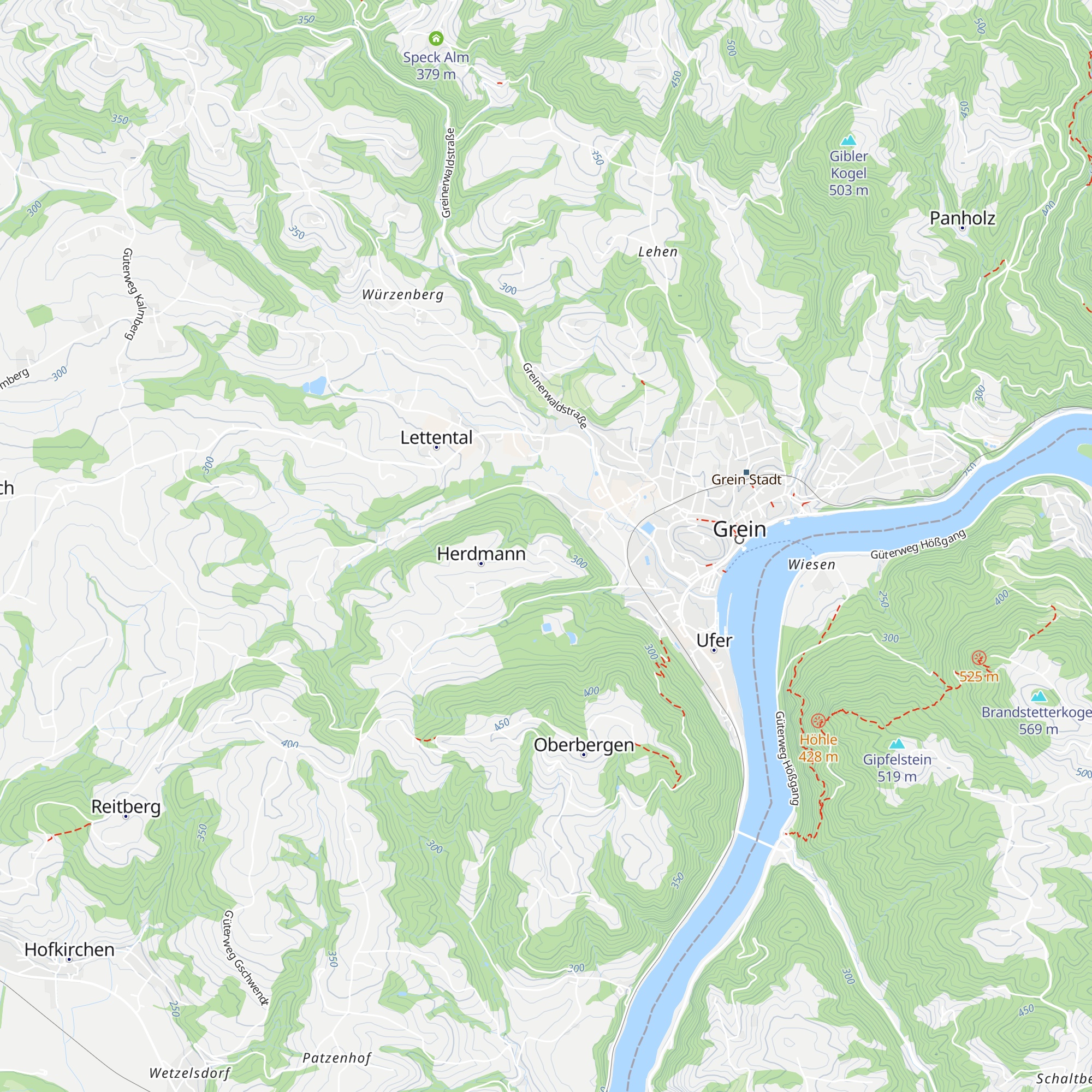Binderalm map