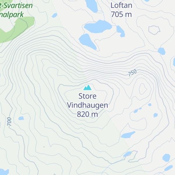 Map of Store Vindhaugen