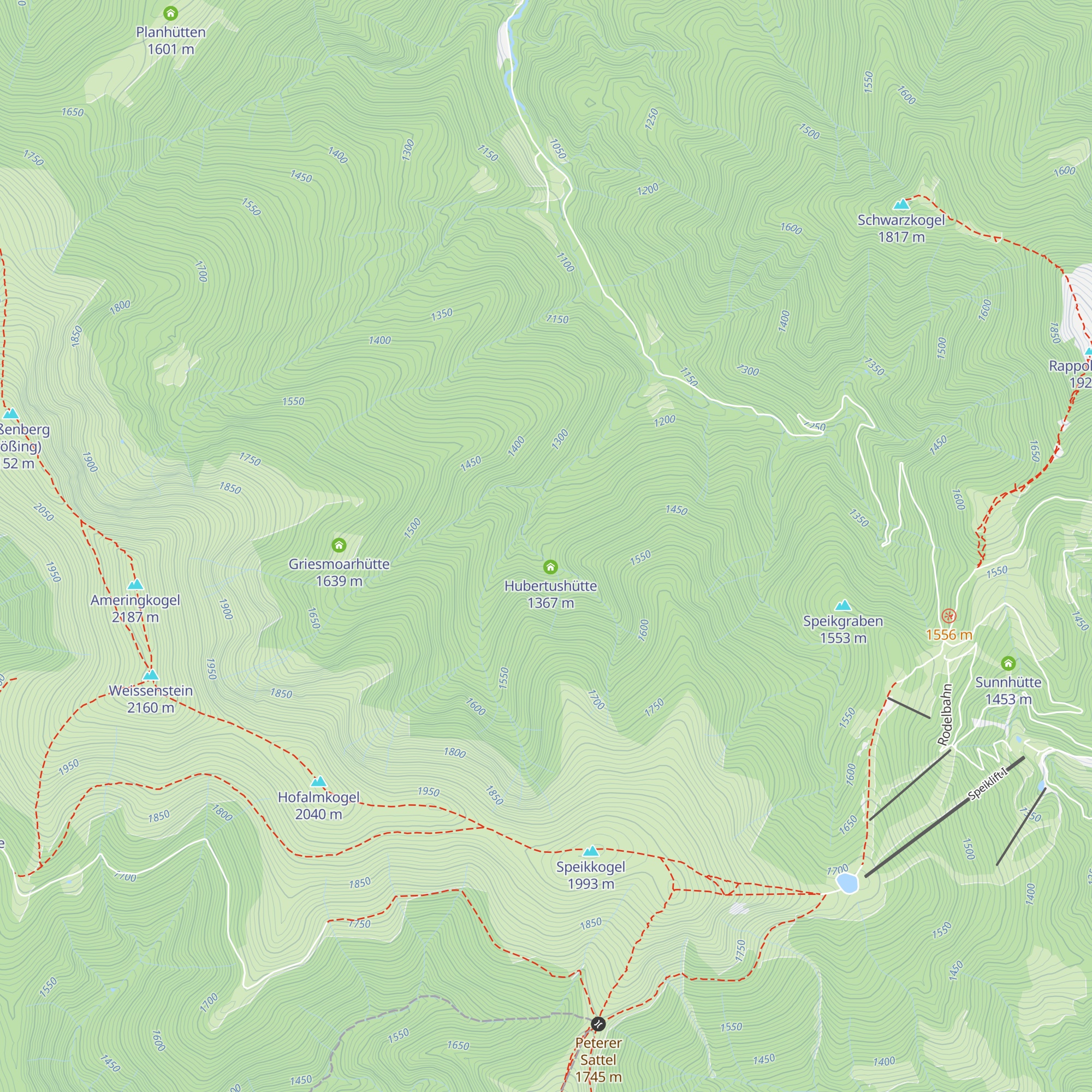 Grablerhütte map