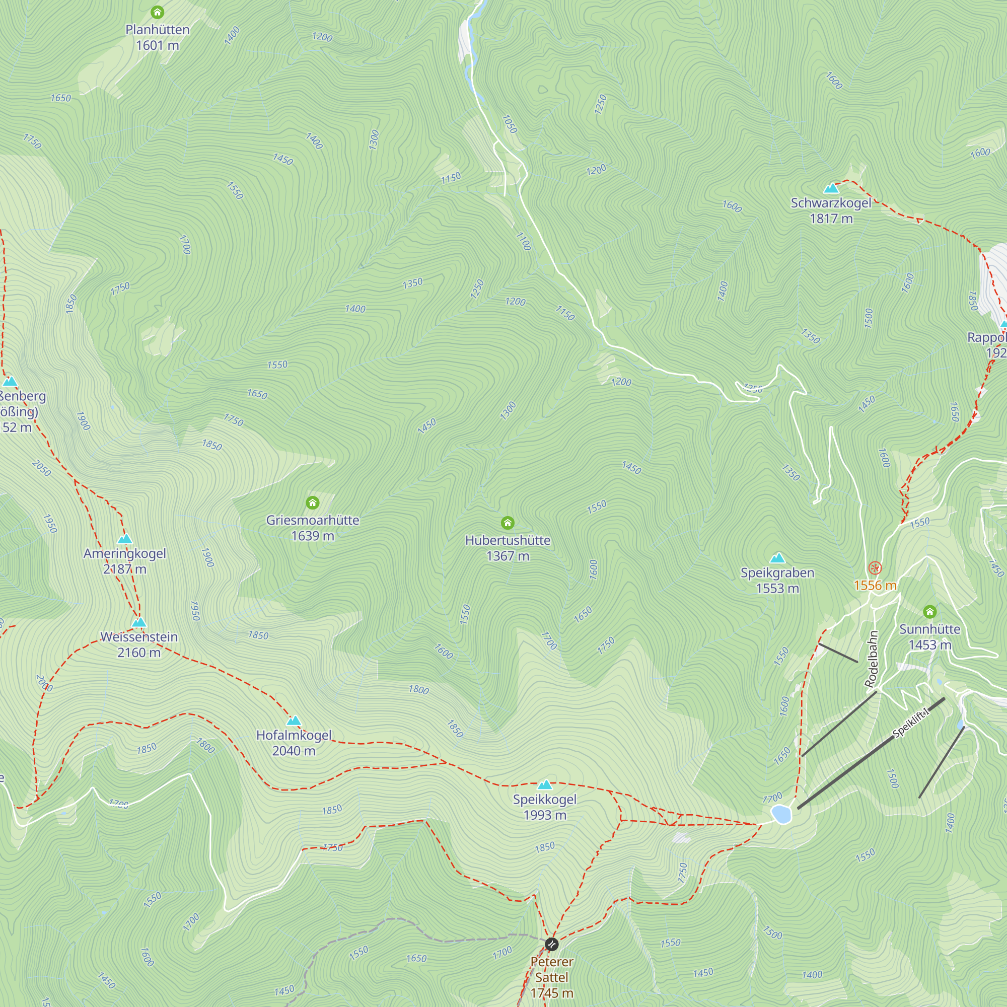 Grablerhütte map