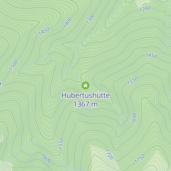 Map of Hubertushütte