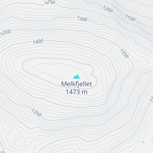 Map of Melkfjellet