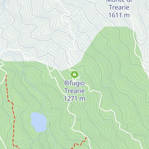 Map of Rifugio Trearie