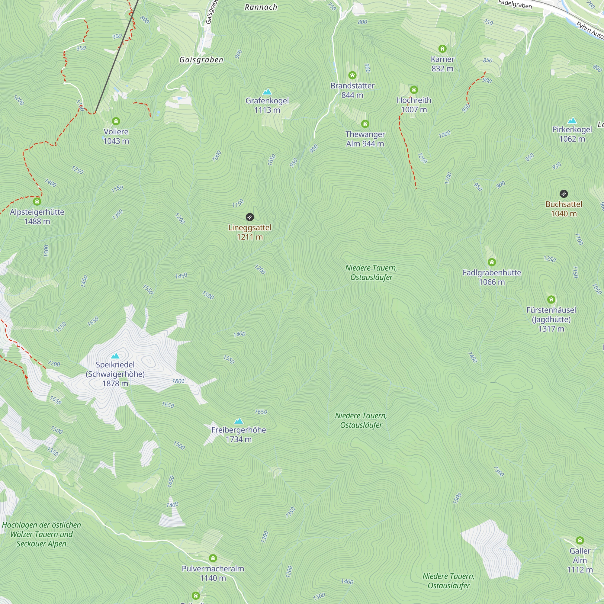 Halterhütte map