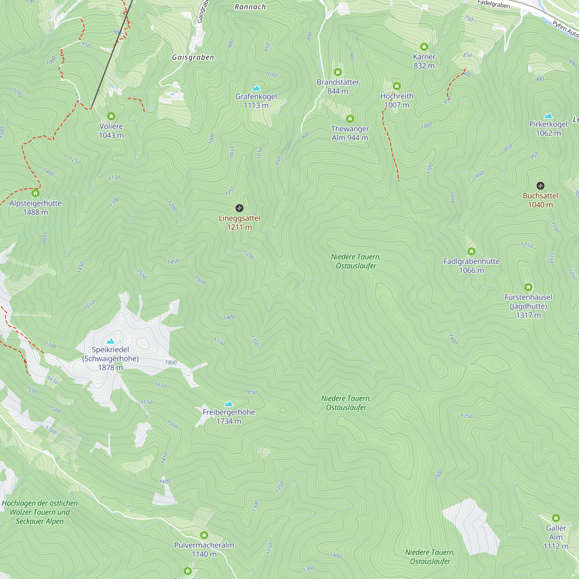 Halterhütte map