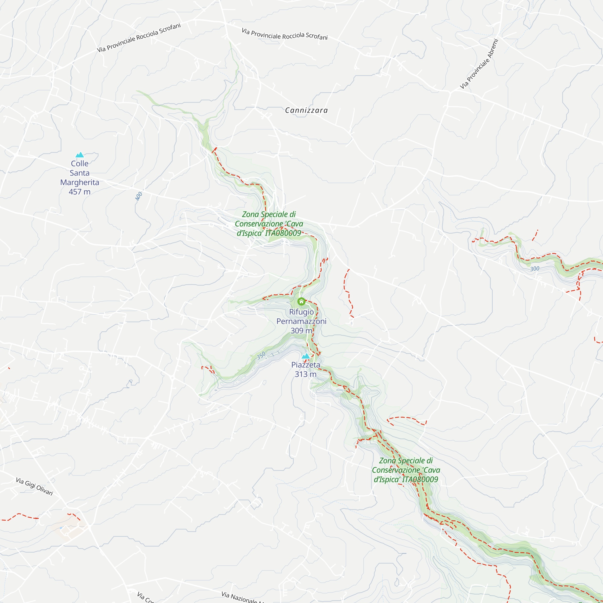 Rifugio Pernamazzoni map