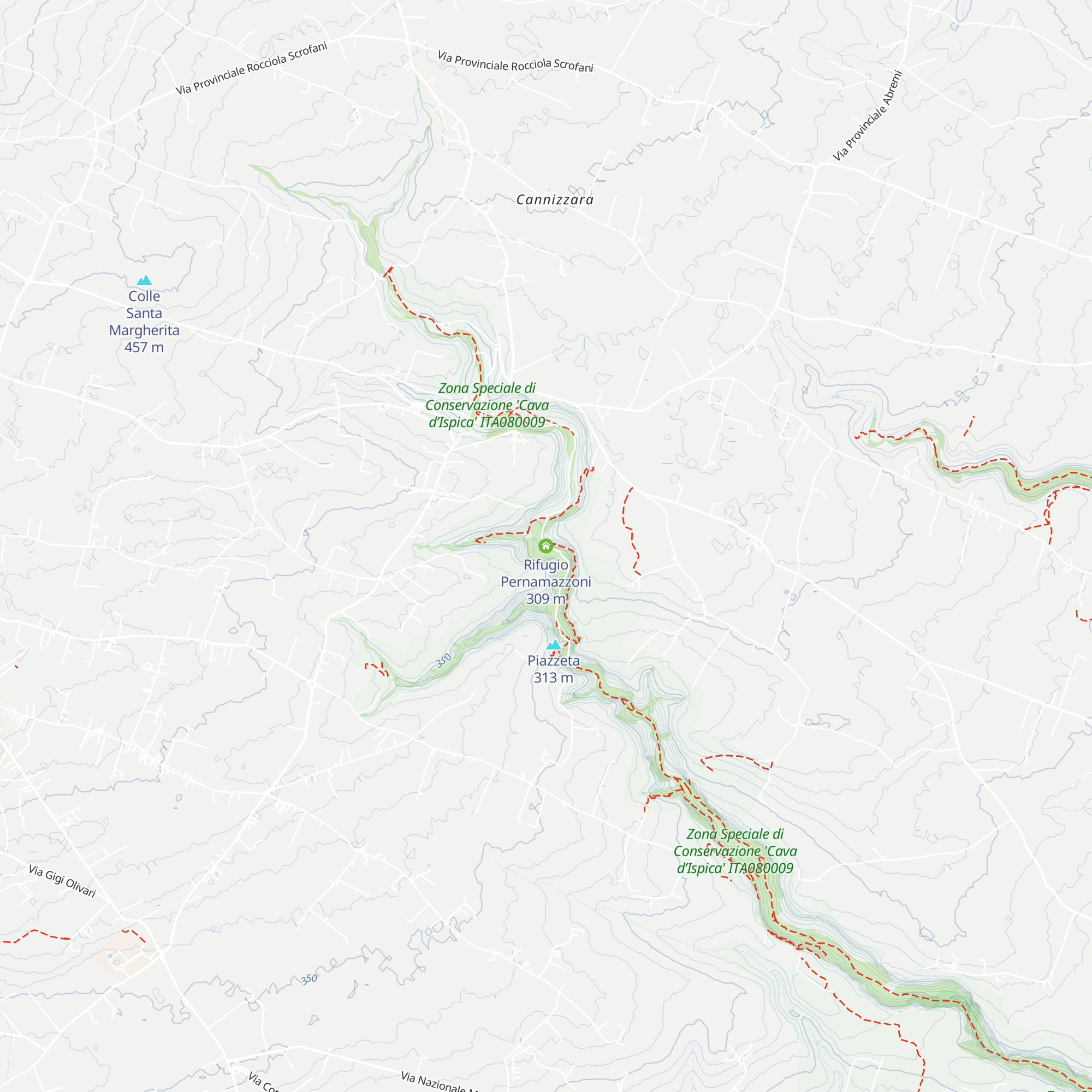 Rifugio Pernamazzoni map