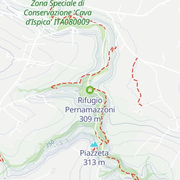 Map of Rifugio Pernamazzoni