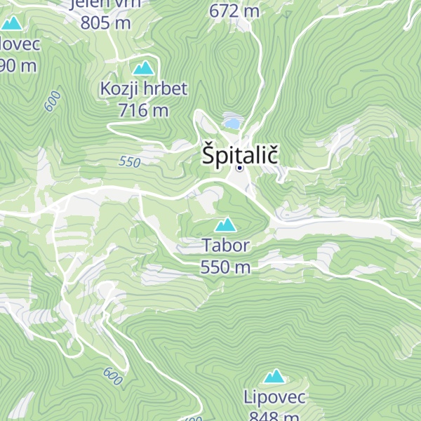 Map of Lovska koča LD Motnik-Špitalič