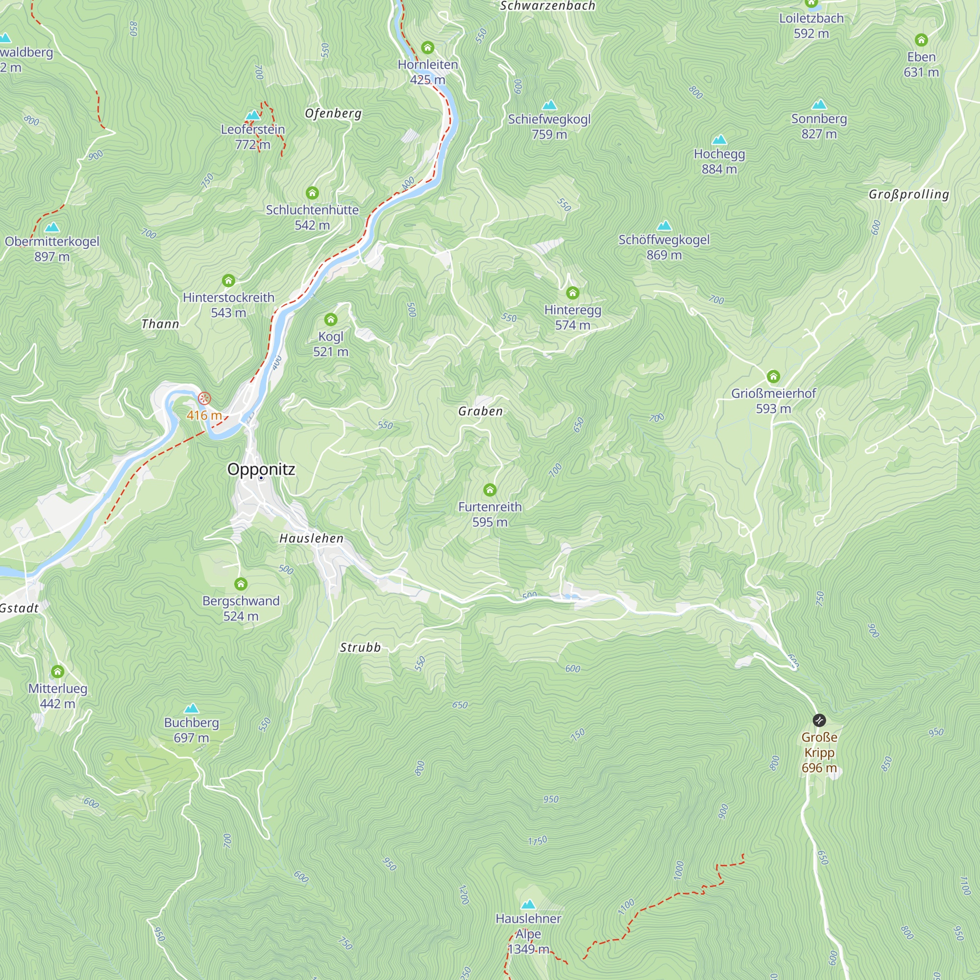 Furtenreith map