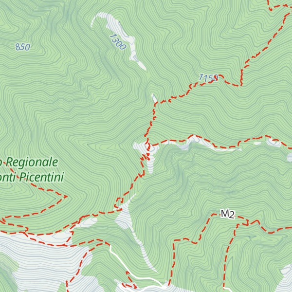 Map of Pizzo San Michele
