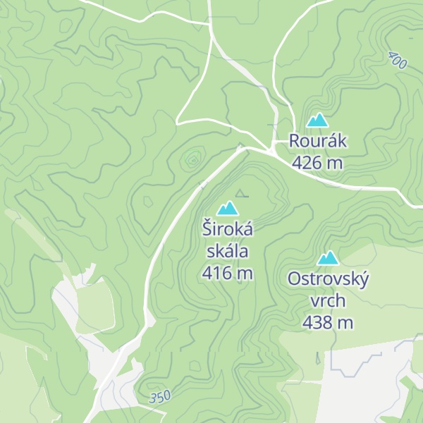 Map of Přizděná věž