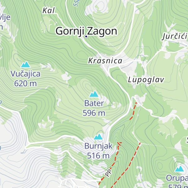 Map of Bater