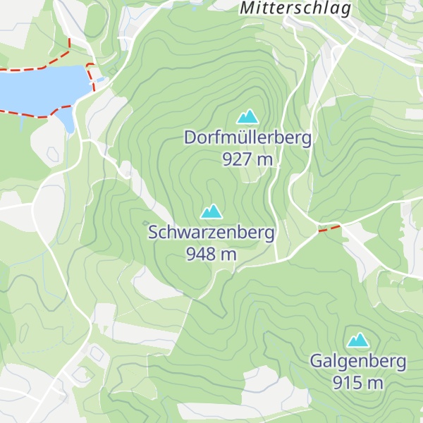 Map of Schwarzenberg