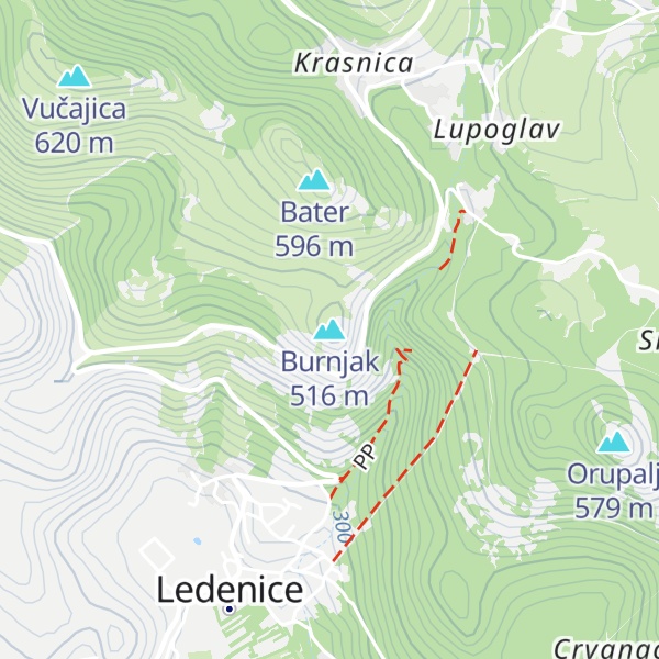 Map of Burnjak