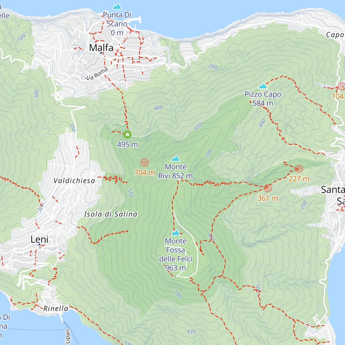 Rifugio di Monte Rivi map