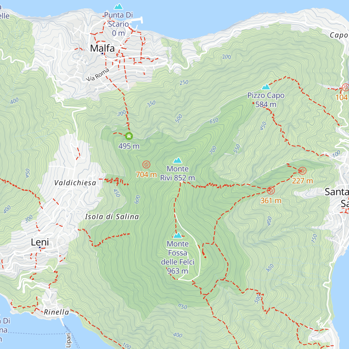 Rifugio di Monte Rivi map