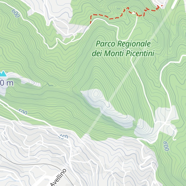 Map of Monte Pergola