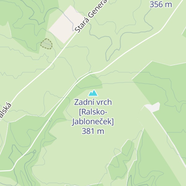 Map of Zadní vrch [Ralsko-Jabloneček]