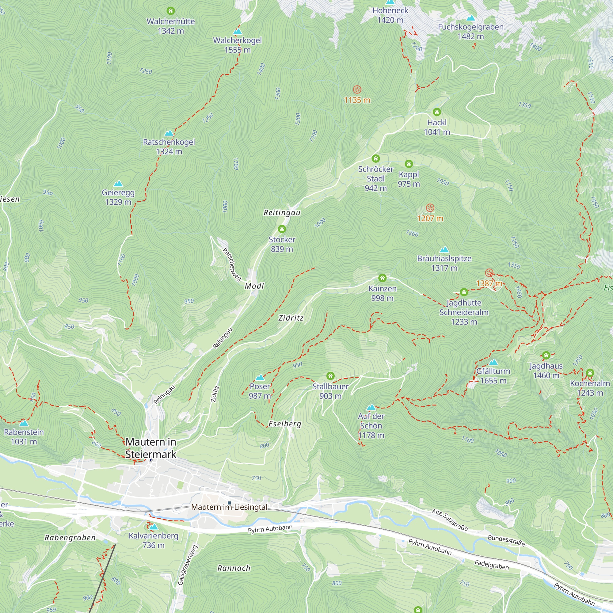 Schattleitner map