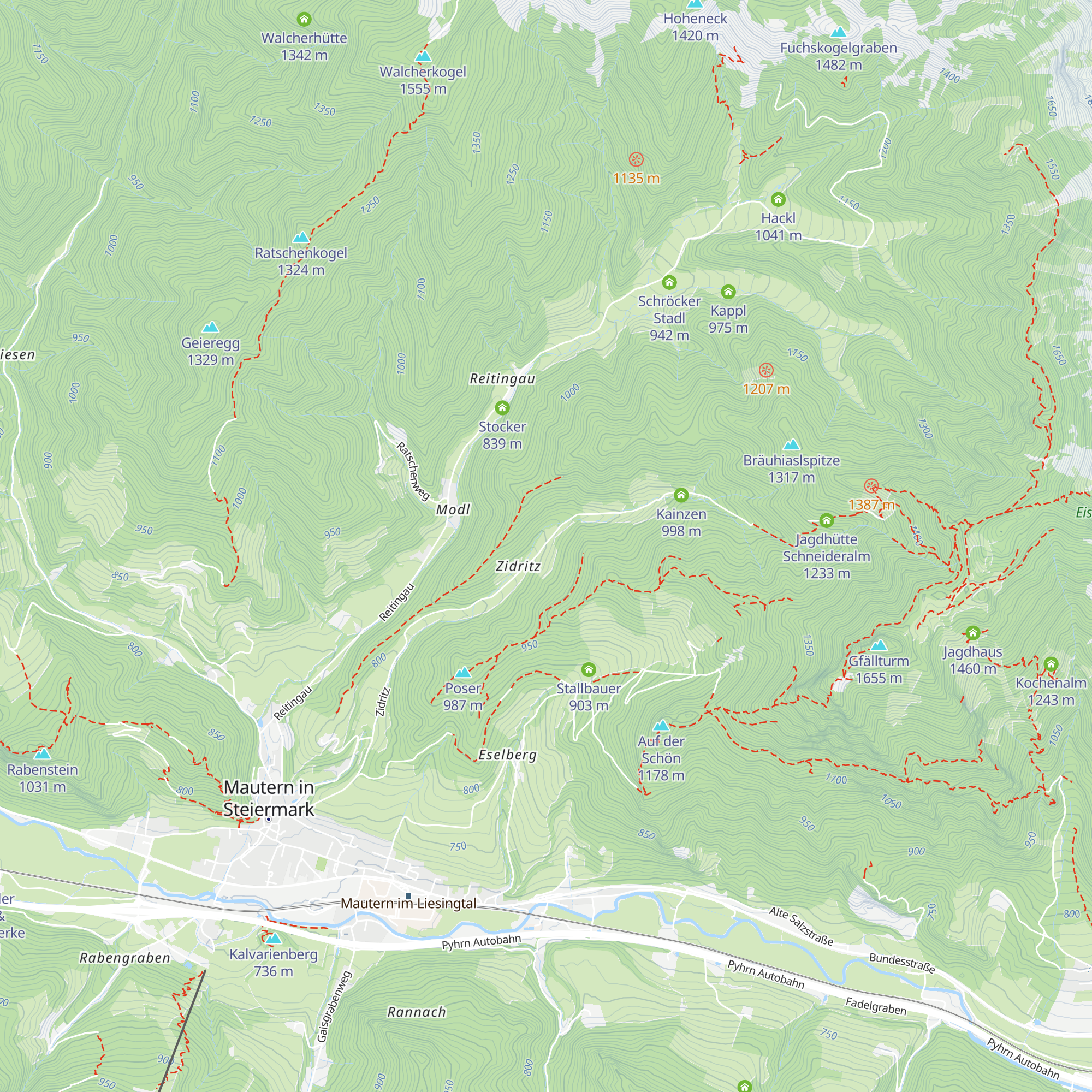 Schattleitner map