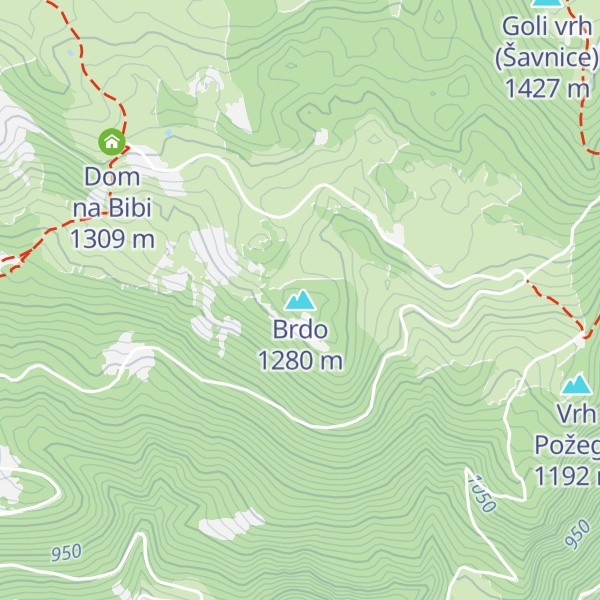 Map of Brdo
