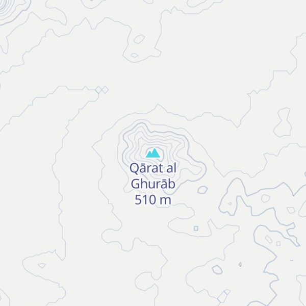Map of Qārat al Ghurāb
