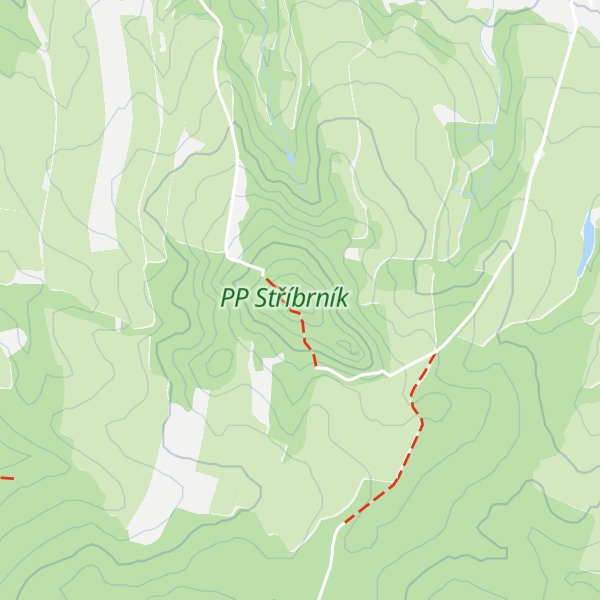 Map of Stříbrník