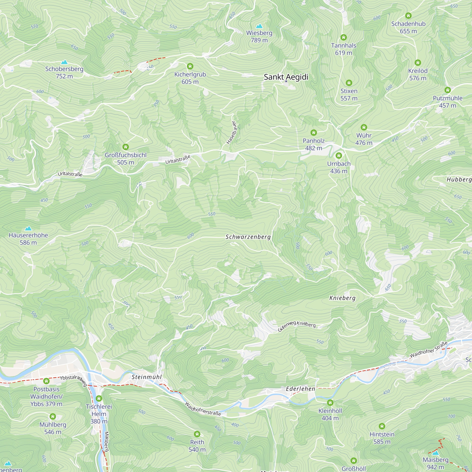 Kapelle map