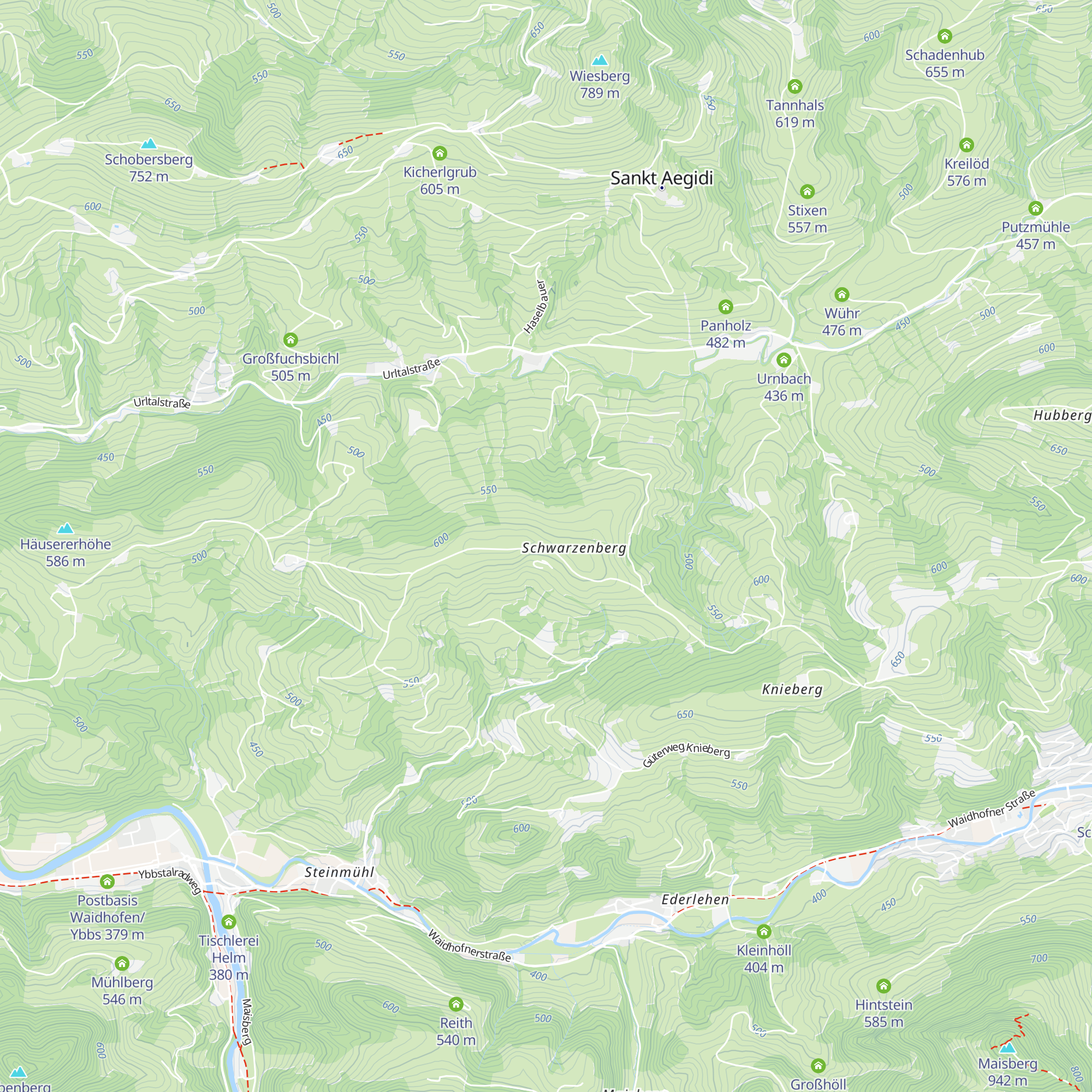 Kapelle map