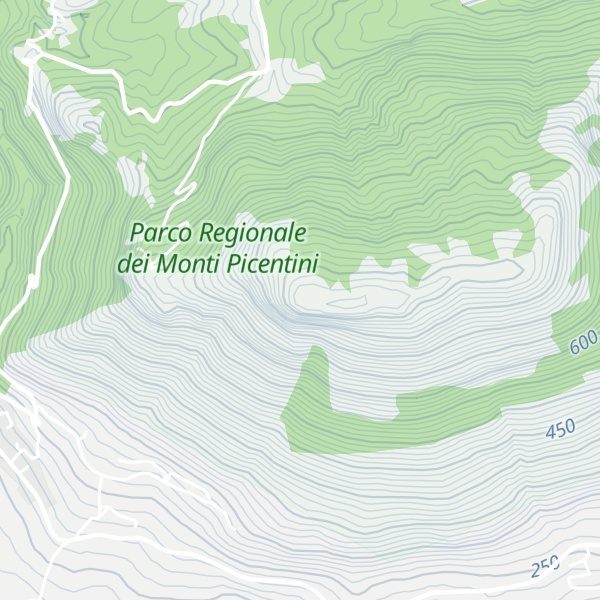 Map of Monte Tubenna