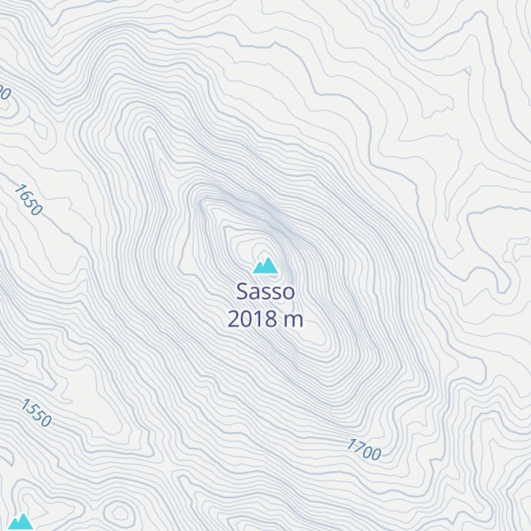 Map of Sasso