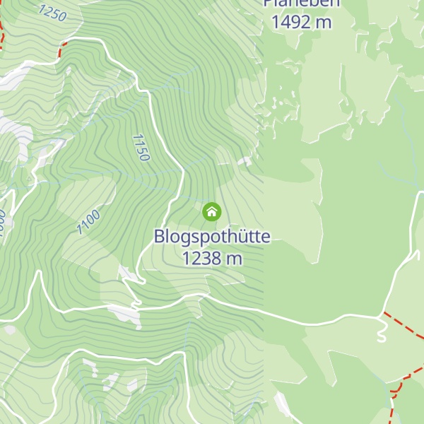 Map of Blogspothütte