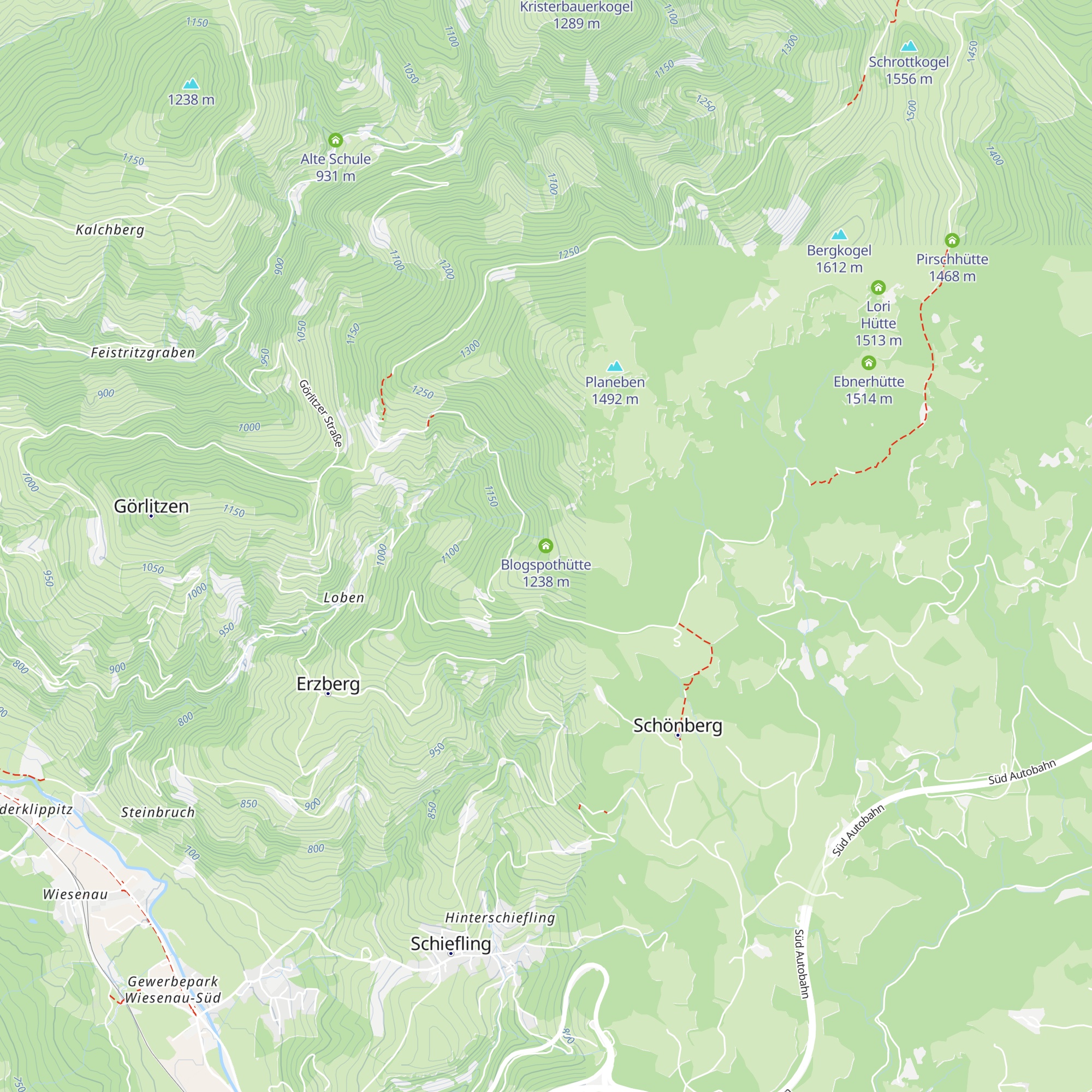 Blogspothütte map