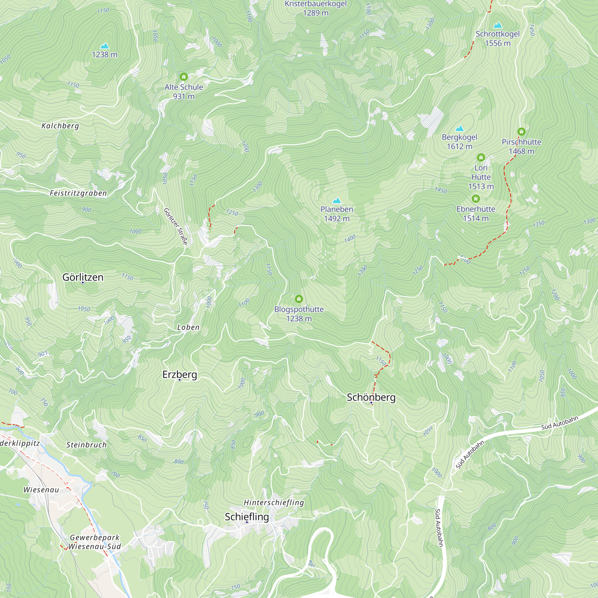 Blogspothütte map