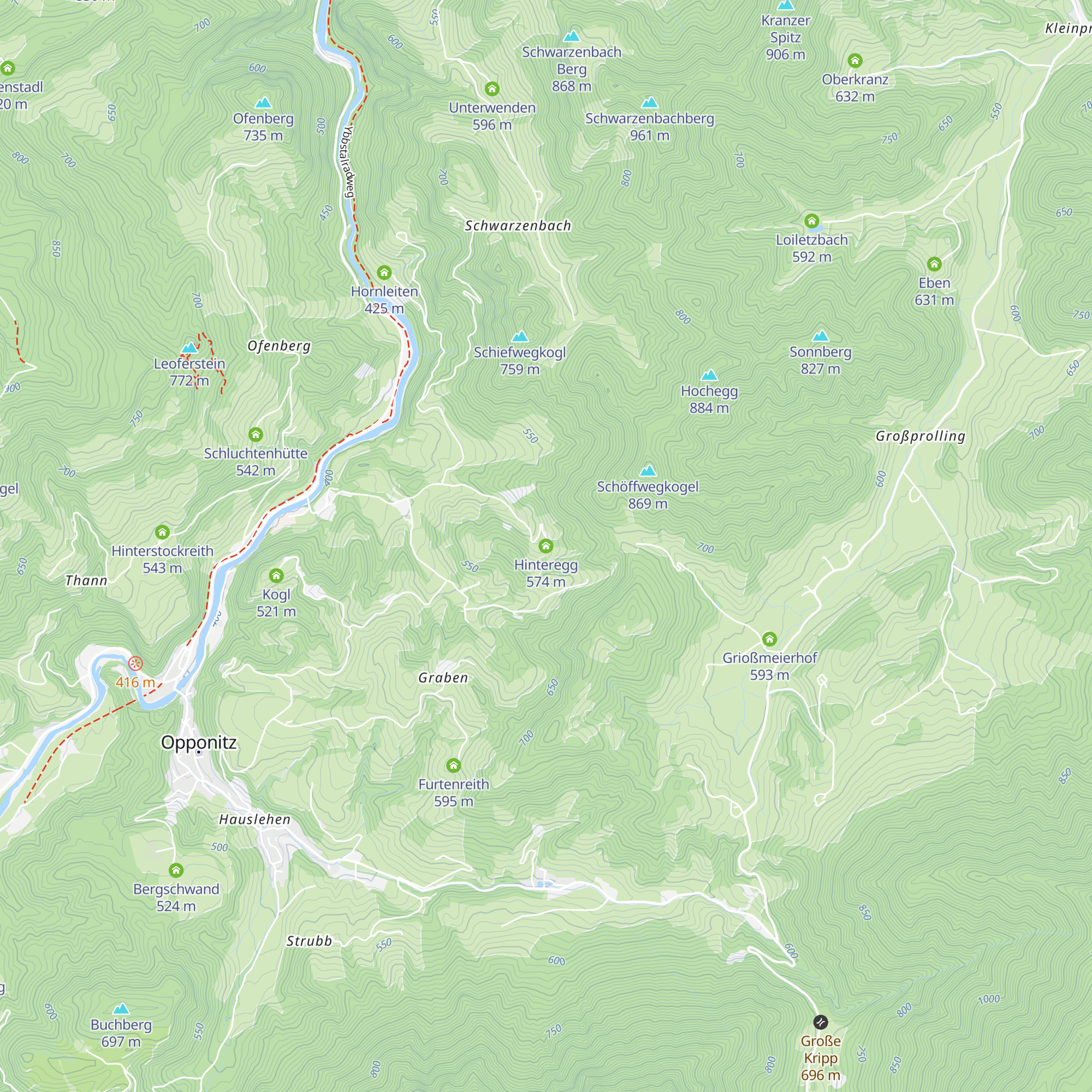 Hinteregg map