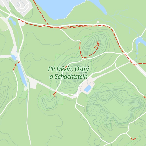 Map of Hamerský Špičák