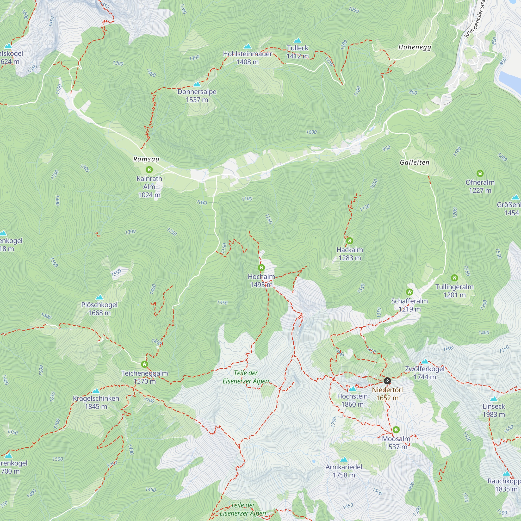Hochalmhütte map